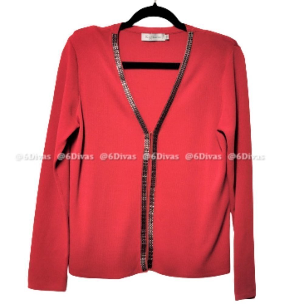 Red Jacket and Top Set Red Coat Red Top- Size S,  M